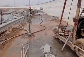 公路鉆孔施工